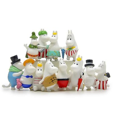 Kids Gaver Design 12 stykke Mumitrolde Figur ES1003