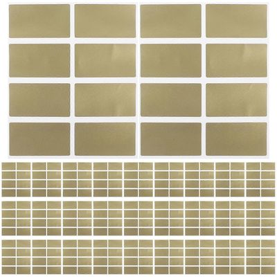 100kpl raaputustarrat raaputa pinnoitetarra raaputa tarrat raaputustarroja raaputuskortille Golden 4.20X2.30X0.10CM