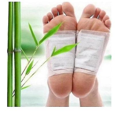 Groofoo 50pcs fot patch magisk urte fot patch anti-hevelse ingefær fot patch pads dyp rensing fotputer