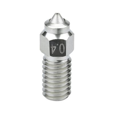 Zerki Bimetallisk 0,4 mm 0,6 mm dyse for Neptun 4/4pro dyse Herdede ståldyser for 3d-skriverdeler 0.4mm