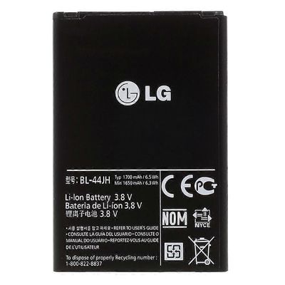 OEM 1700mAh BL-44JH Li-ion LG-akku LG Motion 4G MS770 Venetsia LG730