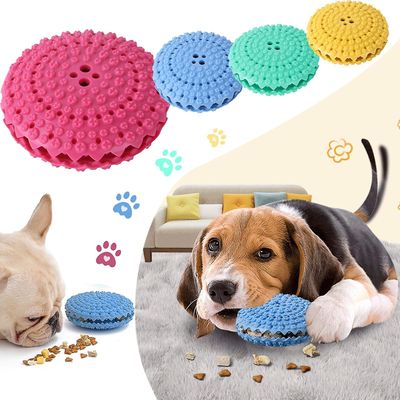 Tianzun Pet Lekkasje Mat Ball Leker, Dog Chew Leker For aggressive Chewers, hund tenner Rengjøring Leker Mat Treat Dispensing Dog Leker Blå