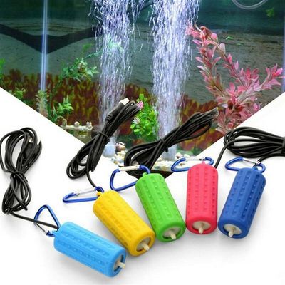 Mini USB akvarium oksygen luftpumpe fisketank stille dempe energisparing verktøy Green Air Pump