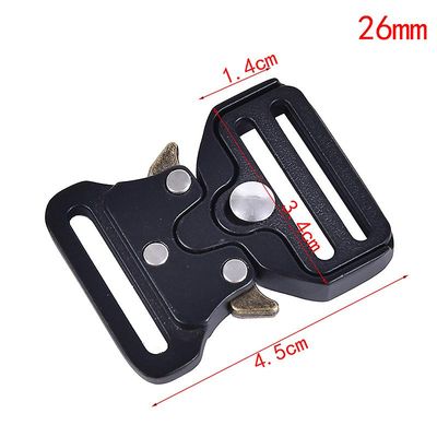 Rask Side Release Metall Stropp Spenner For Webbing Vesker Bagasje Tilbehør Shytmv 26mm