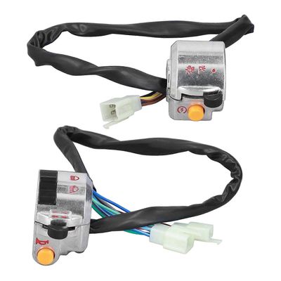 Yhdistä moottoripyörän ohjaustangon kytkinkokoonpano universaali 50cc: n 22 mm: n kahvakahvan skootterin levyjarrulle