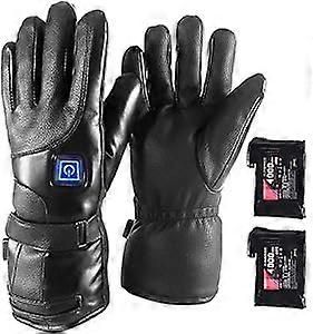 Lämmitetyt käsineet | kosketusnäyttö vedenpitävä lämmitetty moottoripyöräkäsineet 4000MAH akku sähkölämmitteiset käsineet miehille Naiset, joilla o...