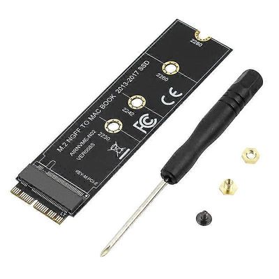 M.2 NVMe SSD -sovitinkortti MacBook Pro Retinalle 2013-2017 A1465, A1466, A1398 musta