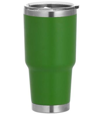 Handuo 30 ounce plast sprøjtes bil krus bil krus øl krus darkgreen
