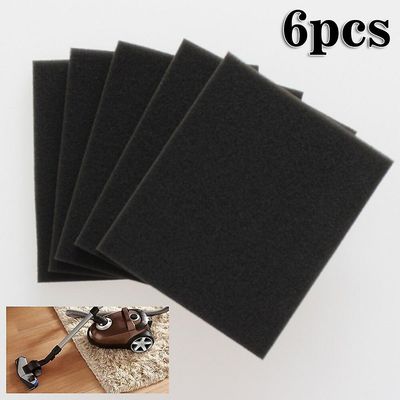 6pcs Svamp filtre til husholdningsstøvsuger Fc8140 Fc8142 Fc8144 Fc8148 Husholdnings fejemaskine RengøringSværktøj 132 * 112 * 10mm
