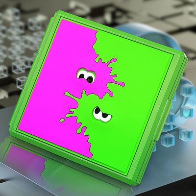 Eocici Beskyttelsesveske for spillkort 12 oppbevaringsboks for minnekort til Nintendo Switch-gaver F