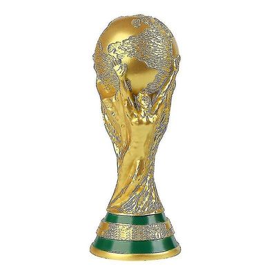 World Cup Fotball Fotball Fotball Qatar 2022 Gold Trophy Sport Memorabilia Kopi Fotball Fan Gave 13cm