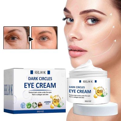 Flye Jasmine Flower Eye Cream Protein og Aloe Eye Cream Dark Circles Eye Cream Jasmine salve Black Circles30ml 240677 Hvit