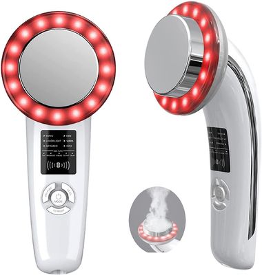 Linkrunning Kavitationsmaskine, ultralyds hudstramningsmaskine, ansigtsmassager kavitationsmaskine skønhedsenhed med vibrationer Hvid 182mm*80mm*88mm