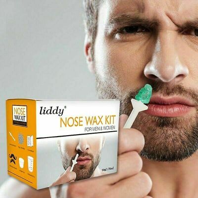 LIDDY Nose Ear Karvanpoistovaha Kit Kivuton &; Helppo vahaus U 50g Miehet Kuten