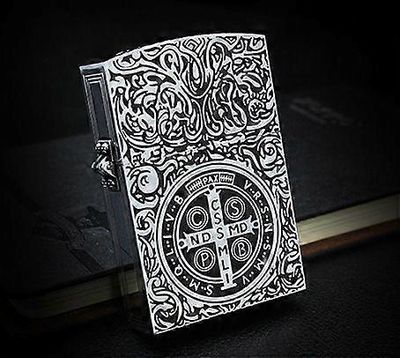 Puhdas kupari kerosiini sytytin elokuvaversio 1:1 suuri raskas konstantiinikuvio lahja z91178 Hopea