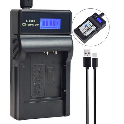 Batteri Slim USB LCD-oplader kompatibel Ricoh DB-110 Gr III Wg-6 G900 Digital Camera