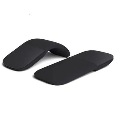 Microsoft - Arc Mouse - Bluetooth-mus for PC, bærbare datamaskiner Kompatibel Windows, Mac, Chrome OS (tynn, lett, transportabel, taktil)-svart