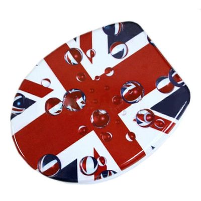 Union Jack Resin ei hidasta laskeutumista WC-istuin