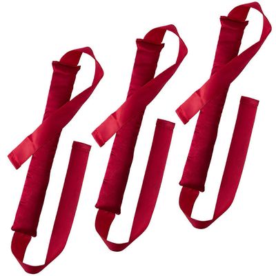 Heatless Curls Hair Rollers Woman DIY -kampaustyökalut yön yli käyttöön Sleeping Hair Curler Viininpunainen