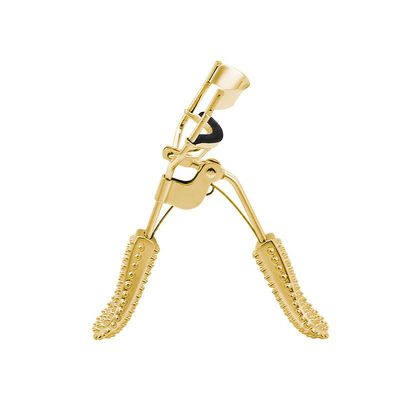 Øjenvipper Curler Naturlig Curler Shaping Begynder rustfrit stål Mini Portable Makeup Tool Skønhed Makeup Guld diamant negle håndtag
