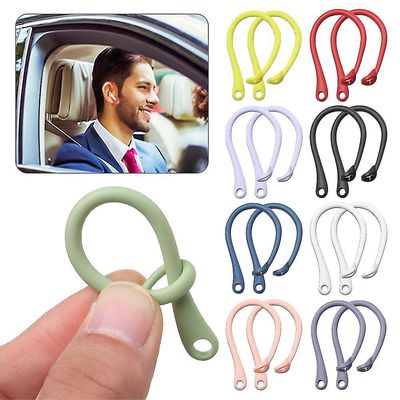 8 paria korvakoukkuja yhteensopiva Airpods 1/2/3/ Pro / Pro 2 ammattimaista silikonista silikonista nappikuuloketta Vinkkejä koukkuun 8 pairs