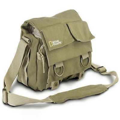 Ammattimainen National Geographic DSLR -kameralaukku universaali Nikon D5000 D5100 D3000 D5300 Canon 550D 660D 500D 700d SLR -kameralle Khaki