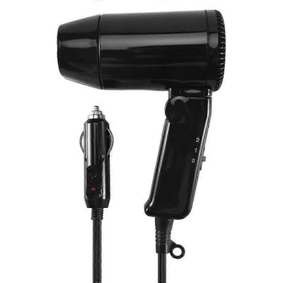 Kannettava taitettava 12V DC auton hiustenkuivaaja kuumailmapuhaltimella 216W