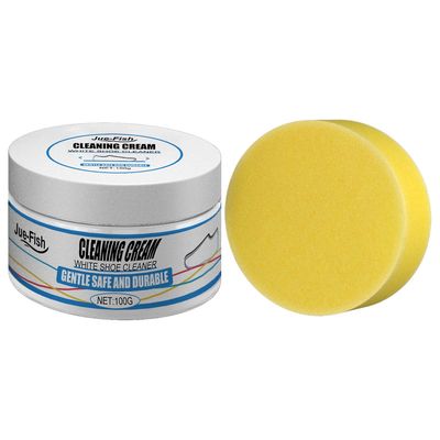 Kakanwo White Shoe Cleansing Cream - Kraftig flekkfjerner med vannløs rensebalsam A One Size