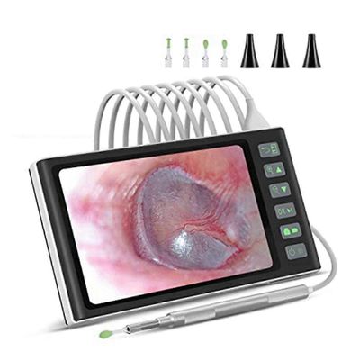 Digitaalinen otoskooppi 7 tuuman näytöllä, korvakamera, visuaalinen korvakauha tukee valokuvien tilannekuvia ja videotallennusta Kuten