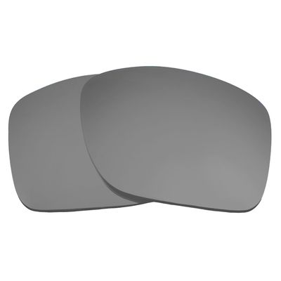 Seek Optics Polariseret sølvspejl Oakley Gascan solbrilleudskiftningslinser ved søgning optik Sølv spejl 60 mm