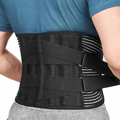 Menn Midje Trener Abdomen Mage Mage Body Protector Belt Som vist