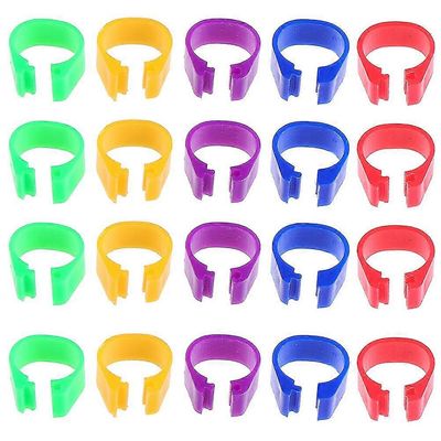 100kpl siipikarjan jalka nauhat Lintu Poikaset Ankat Kana kyyhkynen leike jalkarenkailla