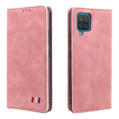 Etui til Samsung Galaxy A42 5g Cover Magnetic Closure Wallet Book Flip Folio Stand View Læder cover Stødsikker - Rosegold