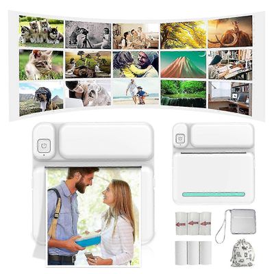 Heyone 2025 Uudet kannettavat lämpöiset Bluetooth-tulostimet 57 mm:n langattomat mini-POS-lämpökuvatulostimet Android IOS -matkapuhelimelle FLYE198...