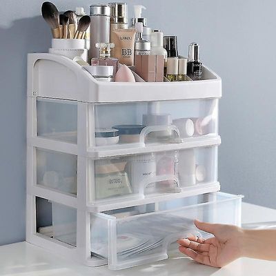 Perfet smykker container utgjør sak makeup børsteholder arrangører boks makeup oppbevaringsboks