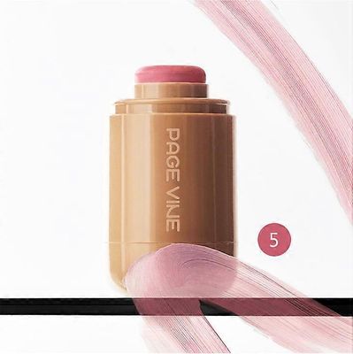 unbrand Pocket Blush Stick, 3-in-1 rakennettava Natural Matte Blush Stick poskille, silmille ja huulille, kosteuttava koostumus, rasvaton, koko päi...