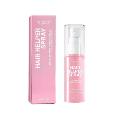 Hair Helper Spray - Hiusten kasvuseerumi biotiinilla - Kofeiinilla infusoitu hiushoito paksummille, täyteläisemmille hiuksille - Korjaa ohenevat hi...