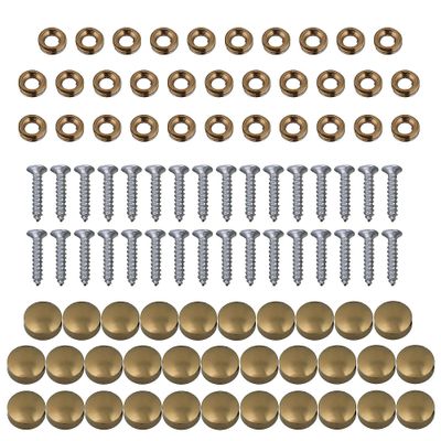 32Pcs møbler kobber gyldne hætter negle til spejl decor dele 1cm dia
