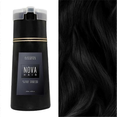 Nova Hair Dye shampoo, Nova Hair Instant Dye Shampoo, Nova Hair Dye Shampoo, Nova Hair Instant Dye Shampoo miehille Naiset Musta