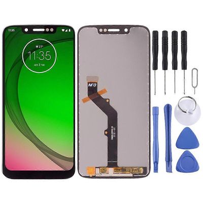 TFT LCD-näyttö Motorola Moto G7: lle Play with Digitizer Full Assembly (musta)
