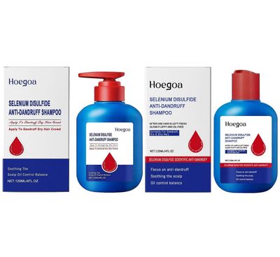 unbrand Seleenidisulfidi hilseshampoo + öljyntorjuntashampoosetti, hilsettä vähentävä, seleenidisulfidishampoo hilseeseen, kuiviin ja rasvaisiin hi...