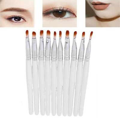 Øje Kosmetisk Hvid Børste Sæt Makeup Øjenskygge Eyeliner Lip Brow Skønhed værktøj