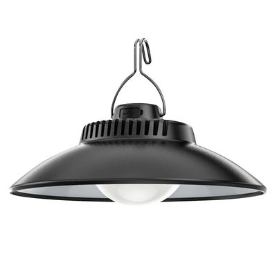 LED camping lampe varmt lys atmosfære telt lampe innebygd batteri med krok lading camping lampe hengende atmosfære lampe-nyttig Svart