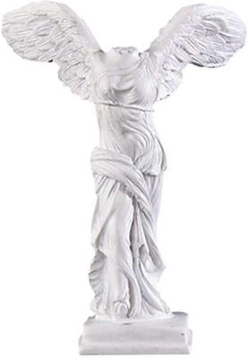 Siivekäs voittopatsas, Samothracen siivekäs voitto, Nik e jumalatar veistos, jumalatar veistos, toimistosisustus hotellille, toimisto, koti, WhiteM