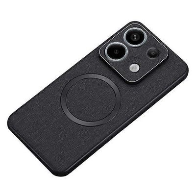 Yhteensopiva Xiaomi Redmi Note 13 Pro 5G / Poco X6 5G matkapuhelinkotelon kangastekstuurisen PC-suojan kanssa, joka on yhteensopiva MagSafen kanssa...