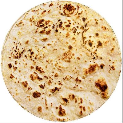 Barsinfi Burrito Tæppe, Dobbeltsidet Giant Flour Tortilla Tæppe typografi 3 180*180