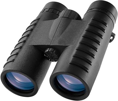 10x42 Camping kikkert med halsrem Tote Bag Telescope Vidvinkel Professionel kikkert Hd, sort
