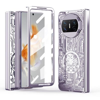 Ektropletteringsveske til Huawei Mate X3 Lilla