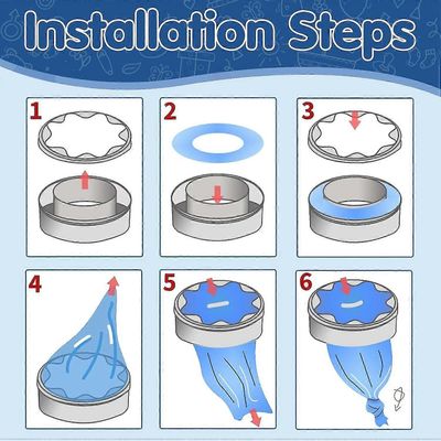 6/10 kpl vaippa-astioiden täyttöpakkauksia, maksimikapasiteetti 280 vaippaa, Angelcare-, Tommee Tippee- ja Spross-täyttökasettien kanssa yhteensopi...