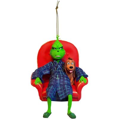 Ochime Green Monster julepynt juletre Topper ornamenter, Christmas Decors tema Party Supplies, Christmas Festlig Key Chain Decors D
